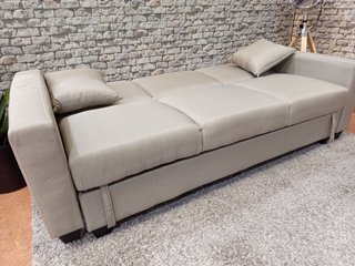 Sofá Cama Beige con Arcón