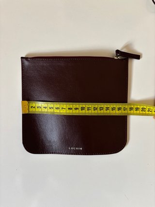 Cartera Lucrin Geneva Piel Burdeos