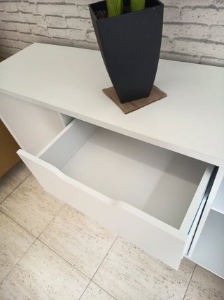 Aparador bianco 2 porte 3 cassetti