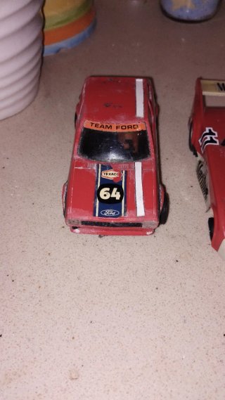 Coches Scalextric (Ford, Marlboro, Renault)