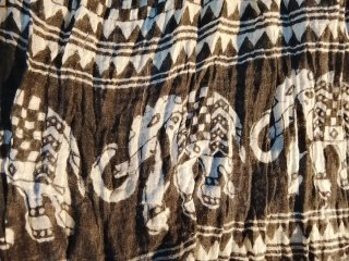 Falda hippie talla única estampada