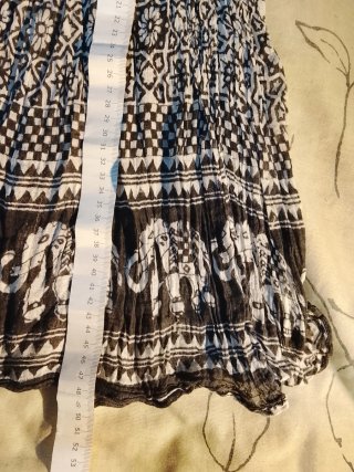 Falda hippie talla única estampada