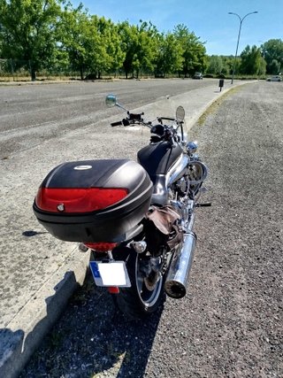 Hyosung GV Aquila 650 Cruiser Negra/Plata