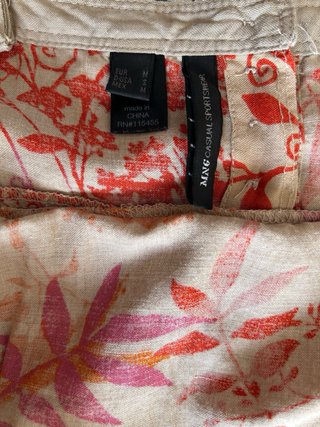 Vestido floral Mango Talla M