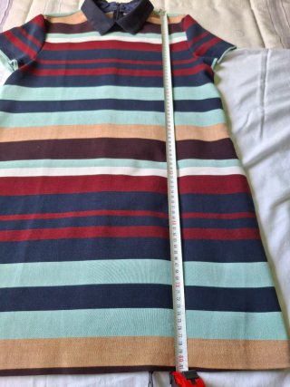 Vestido Zara Talla M Rayas