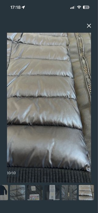 Moncler Chaqueta Negra con Capucha