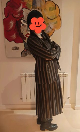 Disfraz Miércoles Addams Talla L