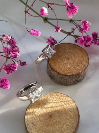 Aros Plata Modelo Victoriano