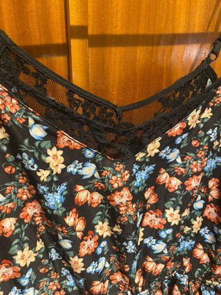 Vestido flores Lefties Talla L