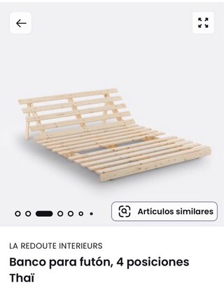 Banco con futón La Redoute NO ENVÍO