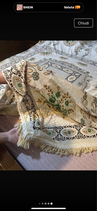 Copriletto matrimoniale anni '70 nuovo