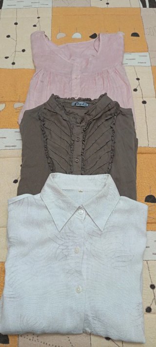 Lote 3 camisas mujer varias Talla L