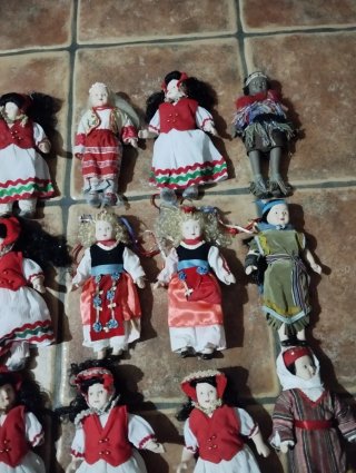 Lote de muñecas de colección