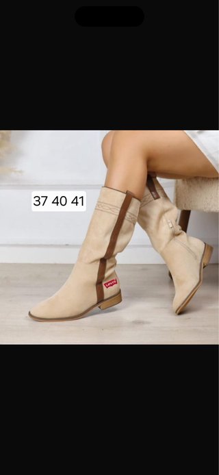 Botas Levi's Beige y Marrón Mujer Talla 37-41