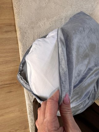 Almohada Embarazo Doble Funda Gris
