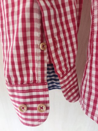 Camisa El Flamenco cuadros roja M