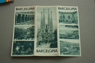 Lote 8 Folletos Turísticos Barcelona