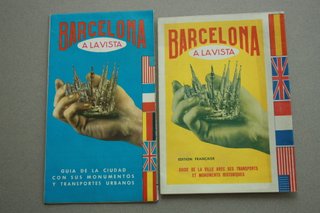 Lote 8 Folletos Turísticos Barcelona