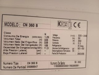 Nevera grande blanca por solo 170€!