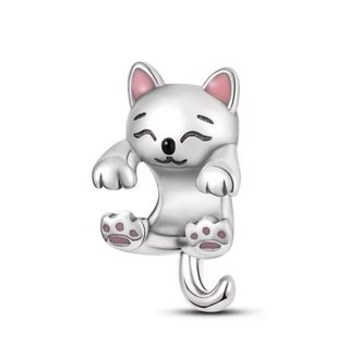 NUEVO Charm gato para Pandora Plata 925