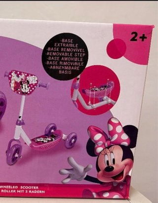 Patinete 3 Ruedas Minnie Base Extraíble