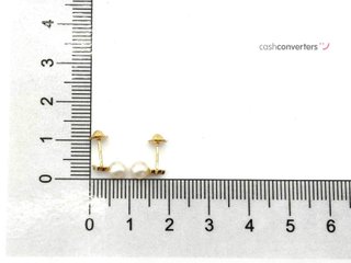 pendientes oro 18k con piedra con circonita