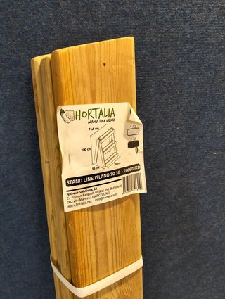 Jardinera vertical Hortalia Stand Line Island 3 niveles 21L
