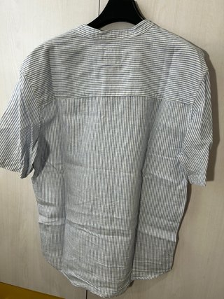 Camisa de rayas azul Lefties Talla M