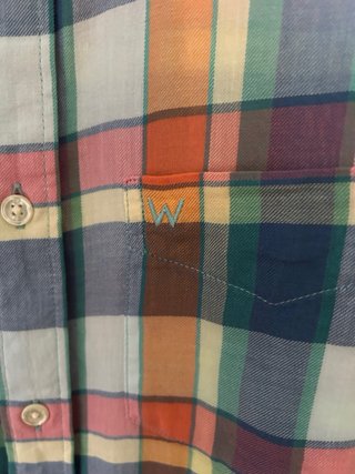 Camisa Wrangler manga corta talla S