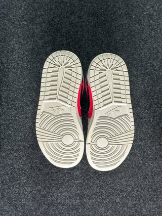 Nike Jordan 1 Low Grigio Rosso Tg 40