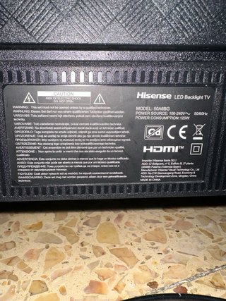 Televisión Hisense 50 4K HDR