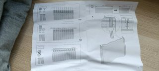 Cortina Lenda Ikea 140x300cm Gris