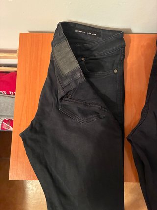 Pantalón vaquero Leftiesman negro talla 36