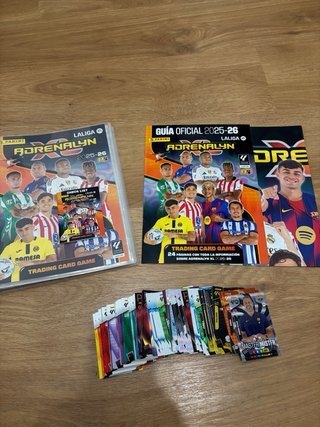 Lote Adrenalyn XL LaLiga 25-26 Album + 140 cromos