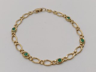 Pulsera Oro 18k -Fígaro- 4,56gr