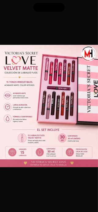 Victoria's Secret Love Velvet Matte Labiales