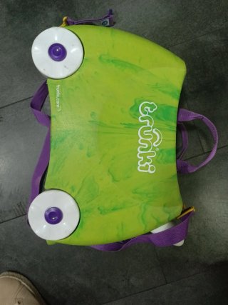 Valigia Trunki per Bambini Verde e Viola