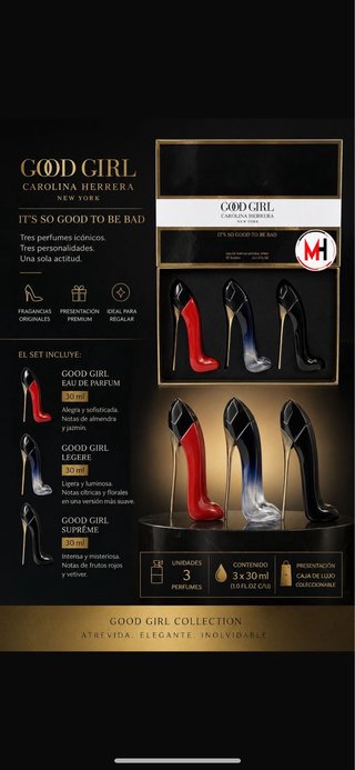 Set 3 Profumi Carolina Herrera Good Girl