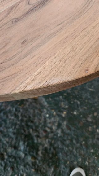 Mesa redonda Kave Home de madera