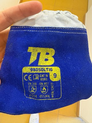 Guantes Soldador TIG Talla 9