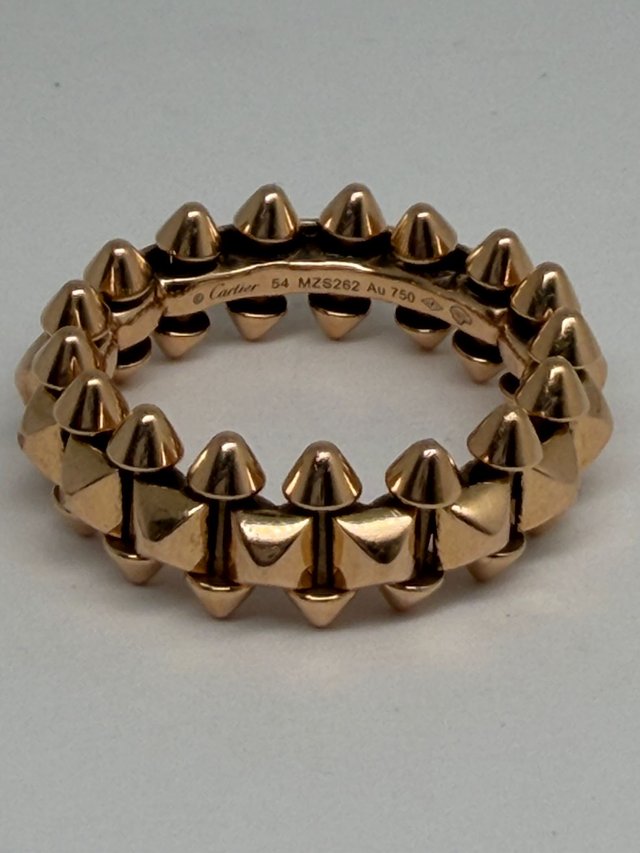 Anillo Cartier Oro 18k 11.18gr talla 15