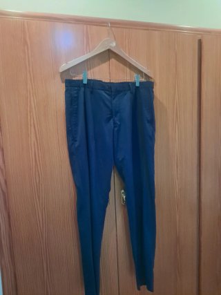 Traje de chaqueta azul hombre