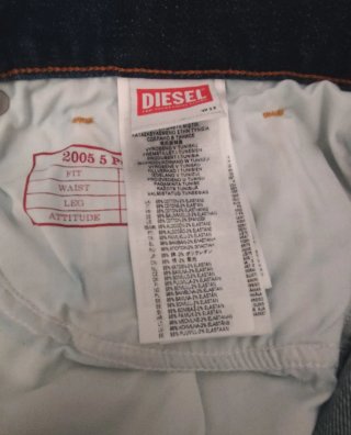 Pantalón vaquero Diesel chico azul