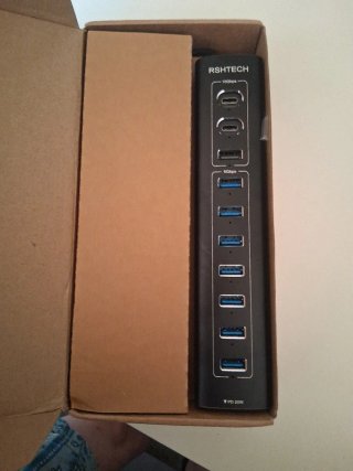 RSHTECH Hub USB Híbrido 11 Puertos