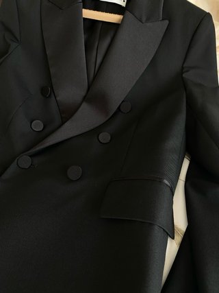Americana Zara Mujer Negra