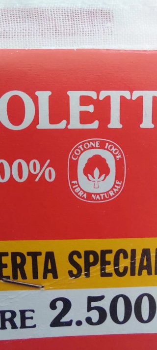Lotto 6 confezioni fazzoletti vintage 100% cotone