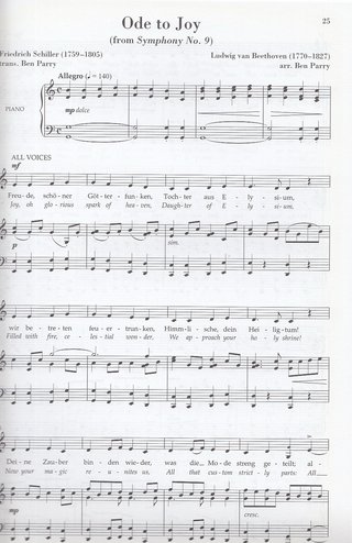Música Coral Secular para Ocasiones Especiales