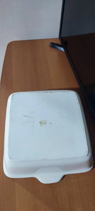 Piatto portata ceramica artigianale smaltata