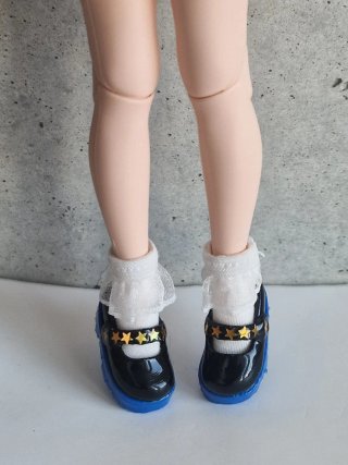 Scarpe Blythe nere con stelle