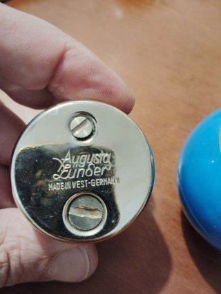 Encendedor Augusta Lunder Años 70 Azul